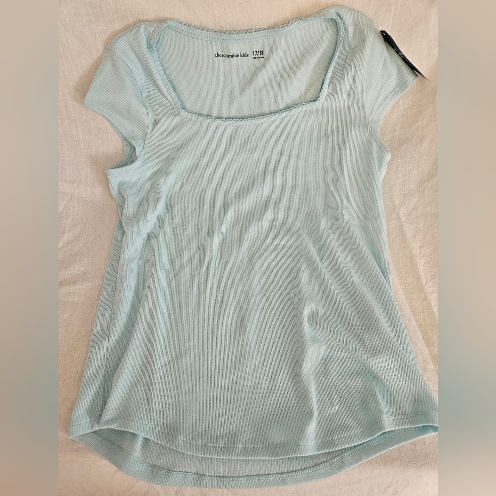 Abercrombie Kids NWT Light Blue Short Sleeve Top
